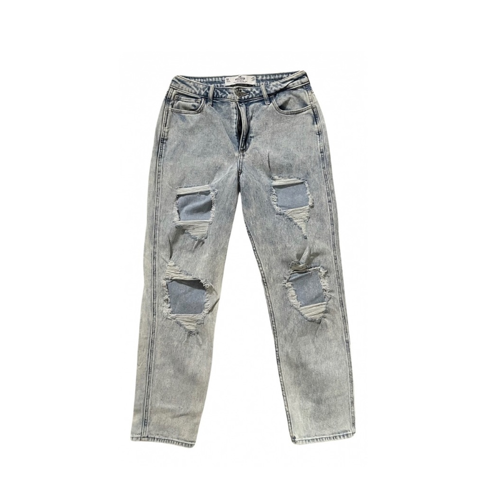 NWOT Hollister Distressed Mom Jeans